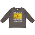 thumbnail image 3 of Inktastic Established January 6, 1912 New Mexico Flag Boys or Girls Long Sleeve Toddler T-Shirt, 3 of 5