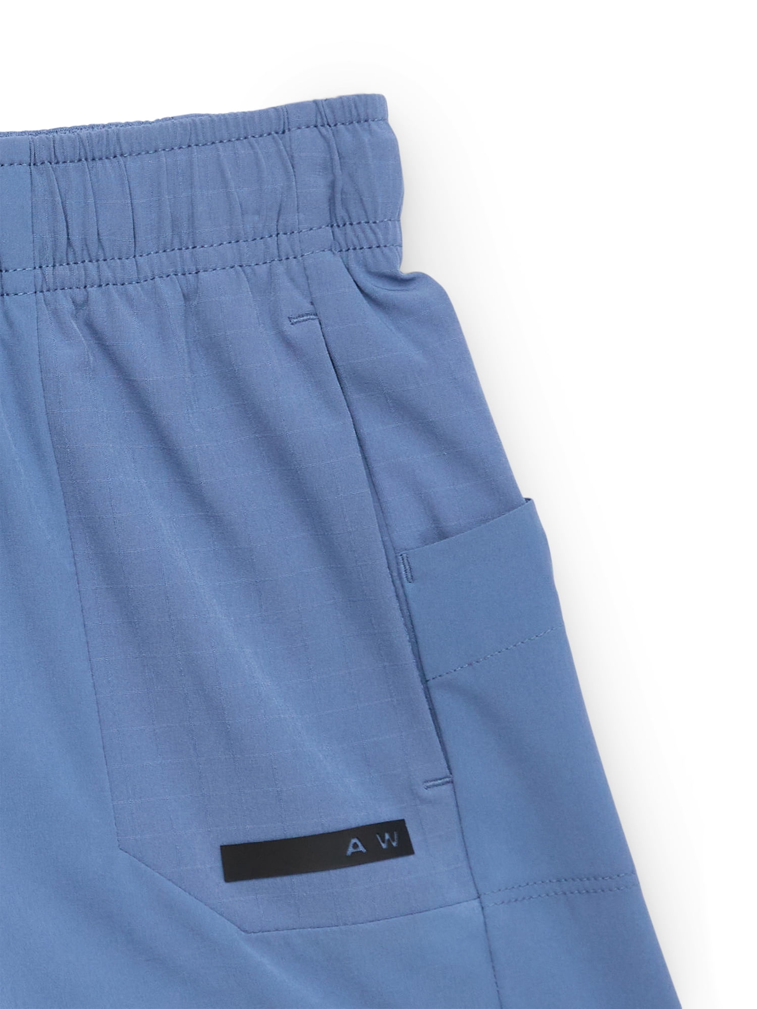 Athletic Works Boys Woven Ripstop Shorts, Sizes 4-18 & Husky