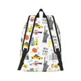 thumbnail image 2 of Naloa New York Canvas Backpack for Men Women Rucksack Casual Travel Daypack College Tote Satchel Bookbag for Teens-Medium, 2 of 7