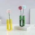 thumbnail image 6 of Nkmbld Decorative Vase Creative Transparent Colored Living Room Dry Flower Geometric Flower Vase Decorations, 6 of 9