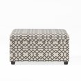 thumbnail image 1 of Poussette de Rangement en Tissu à Motifs Géométriques McMillan, Gris, 1 of 1