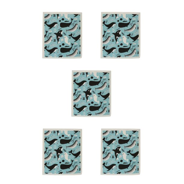 Ounissouiy Paño de limpieza de cocina, vajilla cuadrada, herramienta de limpieza, utensilios de cocina, paños absorbentes reutilizables para Type2 NO2