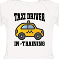 thumbnail image 4 of Inktastic Taxi Driver in Training Boys or Girls Long Sleeve Baby Bodysuit, 4 of 5