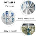 thumbnail image 5 of Green and Blue Plants Shower Curtain Spring Plant Watercolor Botanical Leaves Shower Curtains for Bathroom Home Bathtubs Waterproof Fabric Shower Curtain with Hooks 72x72 Inches, 5 of 6