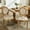 Beige, variant on Solid Wood Frame, Velvet Upholstered | Ideal for Dining Rooms, Comfortable for 2