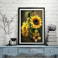 thumbnail image 2 of Sunflower Diamond Painting Kits For Adults, DIY Diamond Art Kits for Adults Beginner, 5D Full Drill Diamond Art With Diamond Picture Arts Craft For Home Wall Art Decor 12 X 16inch, 2 of 7
