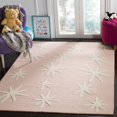 thumbnail image 2 of SAFAVIEH Kids Starburst Wool Area Rug, Pink/Ivory, 6' x 9', 2 of 6