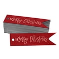 thumbnail image 1 of Inkdotpot Pack Of 50 Real Rose Gold Foil Paper Tags Merry Christmas Favor Hang Tags, 1 of 1
