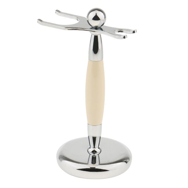 Hombres Barber Alloy Shave Brush Afeitado Seguridad Holder Rack Stand 2 4 Colcomx Aleación de afeitar sostenedor de cepillo