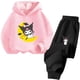 thumbnail image 2 of Conjunto de sudadera con capucha Kawaii Kuromi para niños y niñas de 3 a 14 años, sudadera informal de calle Kawaii, para deportes al aire libre, 2 of 5