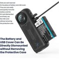 thumbnail image 4 of ExquisiteProtective Case for Insta360 X4 Accessories,Silicone Sports Camera Heat Dissipation Protective Case Protector, 4 of 5