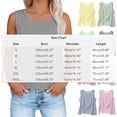 thumbnail image 3 of MOJOGO Women's Striped Tank Tops Crewneck Sleeveless Shirts Casual Retro Pullover Loose Trendy Tops for Everyday Wear S, 3 of 8