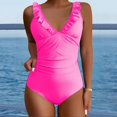 thumbnail image 2 of Yajing Women's Slimming and Shielding Two Swimsuit for Women with Straps Pink S Tummy Control Swimsuits for Women, 2 of 5