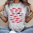 thumbnail image 3 of Called to be Different Fish T-shirt Christian Shirt Cute Fish Motivational Tee, Men's And Women's Graphic Tee 100% Cotton by TBun, Full Sizes S-5XL, 3 of 5
