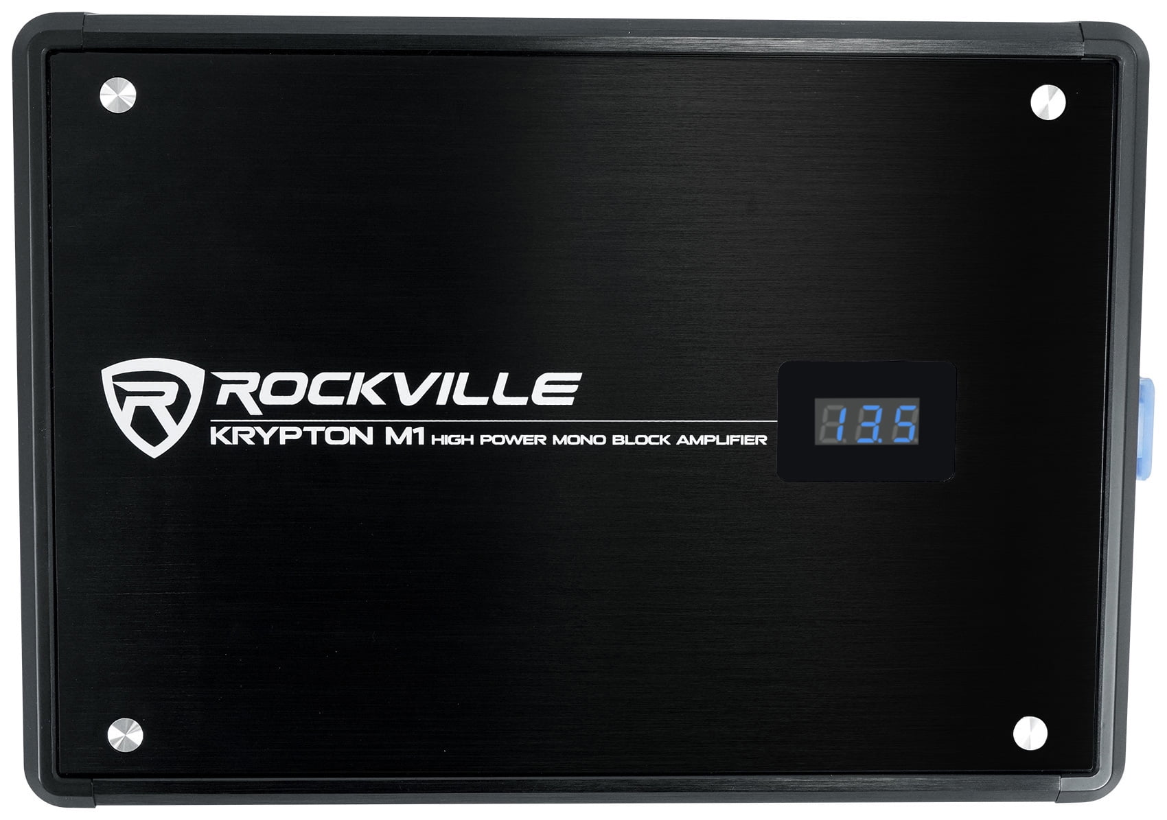 Rockville Krypton-M1 2000w Peak/500w RMS Mono 1 Ohm Car Amplifier Amp+Remote