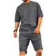 thumbnail image 1 of Conjunto De Playa Cómodo De Mangas Cortas Para Hombre, 1 of 8