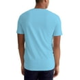 thumbnail image 2 of Hat and Beyond Mens Heavyweight Basic Short Sleeve V-Neck T-Shirts Solid Color, Up to 5XL, 2 of 6