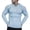 Light Blue, variant on Mens Quick Dry Zip Up Hooded Jackets Athletic Pullover Muscle Fit Slim Rash Guard Reflective Strips Running Training Top Coats