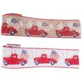 thumbnail image 2 of 2 Rolls Independence Day Ribbons Patriotic Day Ribbon 4th of July Ribbon, 2 of 9