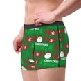 thumbnail image 3 of Kdxio Men's Boxer Briefs with Cute Santa And Ho Ho Ho Print - Comfortable and Breathable Underwear for Everyday Wear, 3 of 7