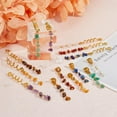 thumbnail image 3 of 14pcs 7 Colors Braids Hair Jewelry with Natural Stone Pendant Crystal Spiral Loc Jewelry Crystal Dreadlock Accessories Hair Charms for Woman Braids Hair Jewelry, 3 of 9