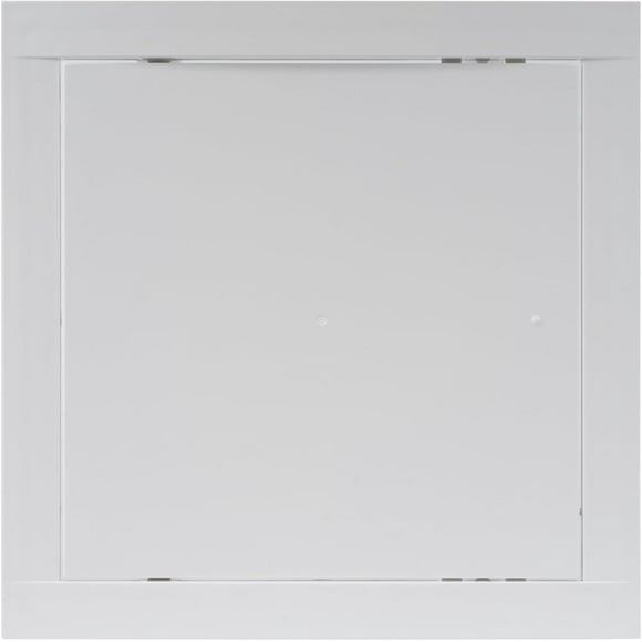 SHIQI-8" x 8" White Plastic Access Panel Opening Flap Cover Plate - Plumbing, Electricity, Alarm Wall Access Panel for Drywall - Box Door Lock - Door Latch - Size/Color (8 x 8, White)