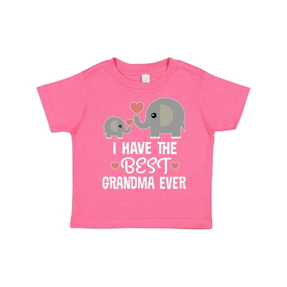 Inktastic Grandchild Best Grandma Ever Boys or Girls Toddler T-Shirt