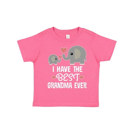 

Inktastic Grandchild Best Grandma Ever Gift Toddler Boy or Toddler Girl T-Shirt