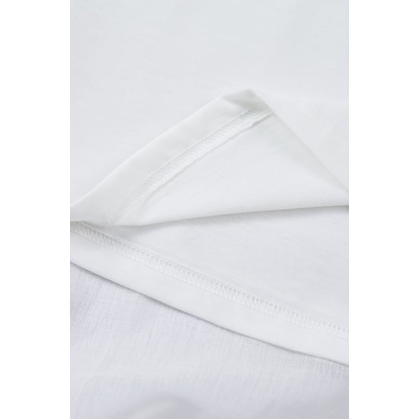 ABPHQTO Camiseta blanca HELLO SUNSHINE para mujer - Mostaza