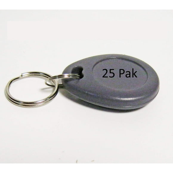 Custom Same Day Proximity Key FOBs (25 Pack) for HID Access Control Standard 26 bit H10301 format. Replaces HID 1386 ISOProx II cards and Proxkey III 1346 Key Fobs. Choose your facility code & range