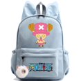 thumbnail image 1 of Anime One Piece Backpack Knapsack Kids Boy Girl Printed School Bag Teenager Student Cartoon Bookbag Outdoor Rucksack, 1 of 5