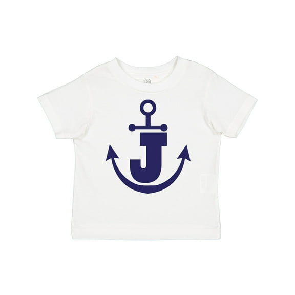 Inktastic Monogram J Nautical Anchor Boys or Girls Toddler T-Shirt