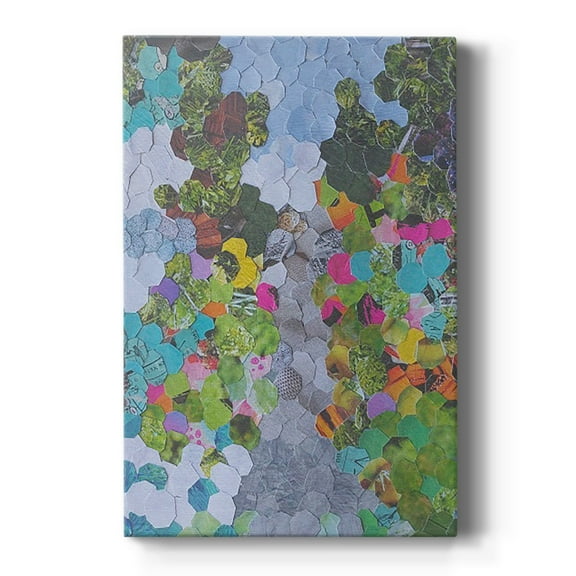 Magenta Garden Premium Gallery Wrapped Canvas - Ready to Hang