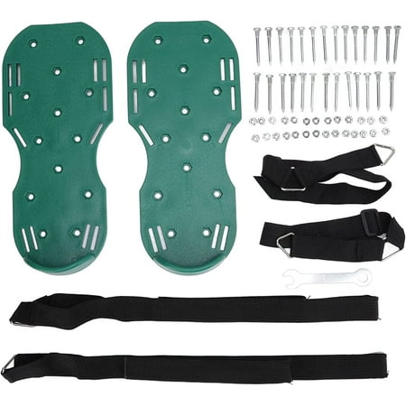 Yuepin Lawn Aerator Shoes, Garden Grass Aerator Spiked Sandals With Lock Belt | UK