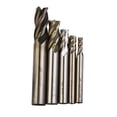 thumbnail image 3 of Bgsha 5pcs CNC Fraiseuse Fraiseuse HSS Foret à Tige Droite 4 Cannelures, 3 of 10