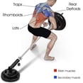 thumbnail image 4 of Placa T-Bar Row con Inserto para Poste Landmine - Ajuste para Barras Olímpicas de 2 Pulgadas - Rotación Completa de 360° y Sencillo de Instalar, 4 of 6