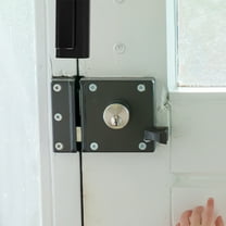 WRITWAA Front Door Security Lock Metal Extra Privacy for Home Entrance 1 Piece