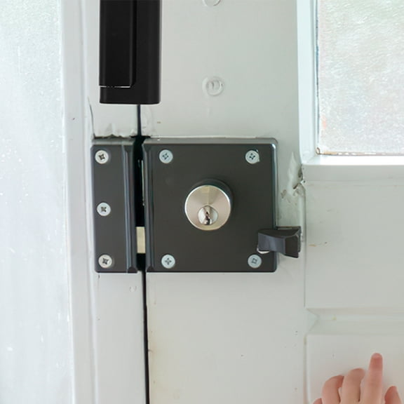 WRITWAA Front Door Security Lock Metal Extra Privacy for Home Entrance 1 Piece