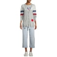 thumbnail image 4 of EV1 from Ellen DeGeneres Allie Wide Leg Front Tie Jeans Women's, 4 of 9