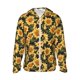 thumbnail image 1 of Balery Vintage Black Plaid Sunflower Sudadera ligera de manga larga con capucha y protección solar UPF 50+ para hombre y mujer, ideal para pesca y running-3X-Large, 1 of 7