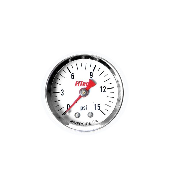 FiTECH FUEL INJECTION 80116 Analog Gauges Fuel Pressure Gauge