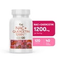 thumbnail image 6 of VHC NAC + Quercetin 1200mg Supplement, 120 Vegetarian Capsules, Antioxidant, Immune Support, Made in USA, 6 of 10