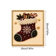 thumbnail image 2 of DIY Christmas Pearl Diamond Painting Art Kit with Frame, All-In-One Bead Craft Tool Pack For Beginners, Calming Leisure Project, Decorative Artwork For Living Room And Hallway Displays, 2 of 6
