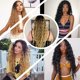 thumbnail image 2 of Hair Bundles NiegMeag Ombre Deep Wave 1B/27 Brazilian 8A 20-24 pulgadas, 2 of 7