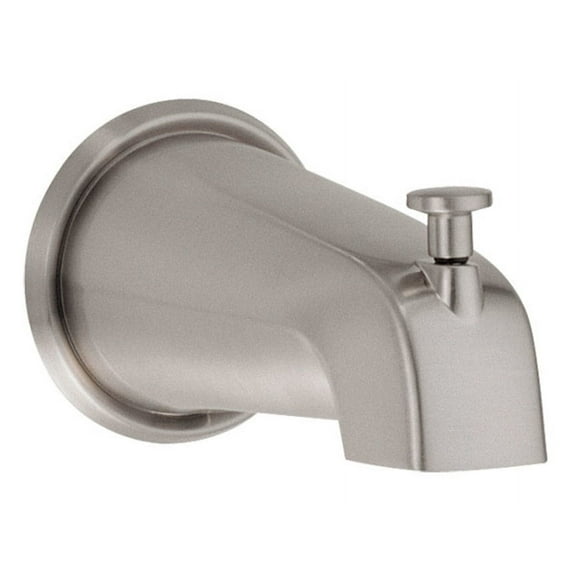 Danze D606225BN 5 1/2 in. Wall Mount Tub Spout with Diverter in Brushed Nickel