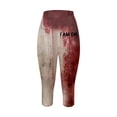 thumbnail image 3 of WILLBEST Pantalones de Yoga Con Estampado de Manchas de Sangre de Halloween Para Mujer, Mallas Ajustadas de Cintura Alta Para Entrenamiento, Fitness, Running, Ropa Informal Chica, 3 of 3