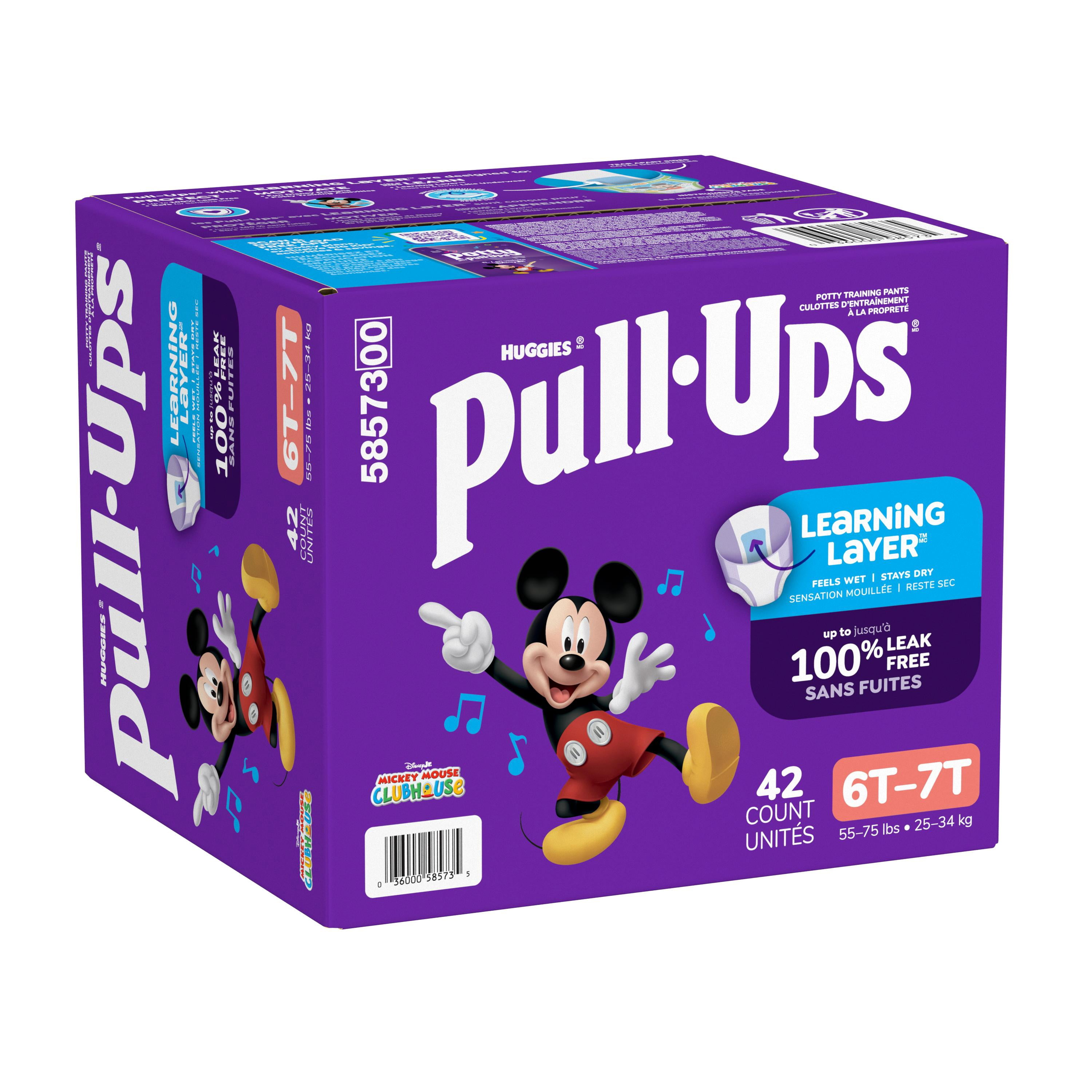 Pull-Ups Boys' Potty Training Pants, 6T-7T (55-75 lbs), Giga pack, 42 Count