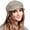 Dark Grey, variant on Women's Newsboy Hats Fall Wool Cabbie Beret Tweed Girls Paperboy Cap 1pcs