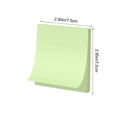 thumbnail image 3 of Yakvarog Small Sticky Notes, Post It Notes 3x3, 100 Sheets, Bright Colors, Green Self-Stick Note Pads, Perfect for Office, Home, Study & Organization, 3 of 7