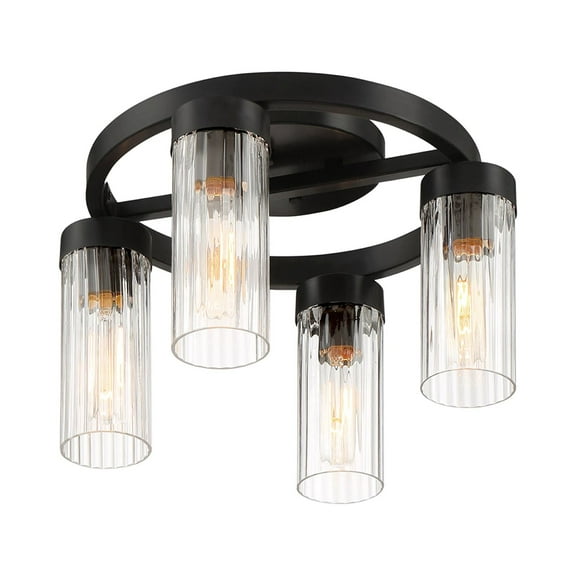 Designers Fountain Braden Iron (Graphite) Semi-Flush, 95011-IG